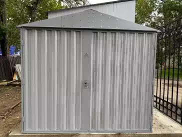 Два хозблока для велосипедов в сигнальном сером цвете в г. Жуковский, МО