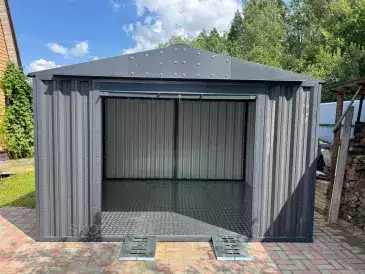 Гараж для квадроцикла в графитовом цвете в пос. Мирный, Раменский г.о, МО