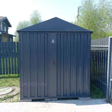 Хозблок Skoggy 2×2 м: минималистичное решение для загородного участка
